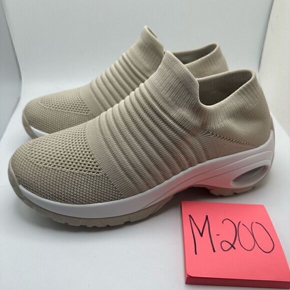 CUSHIONAIRE Women's Stretch Knit Slip on Sneaker +Memory Foam & LiteSole Technol - Picture 3 of 7